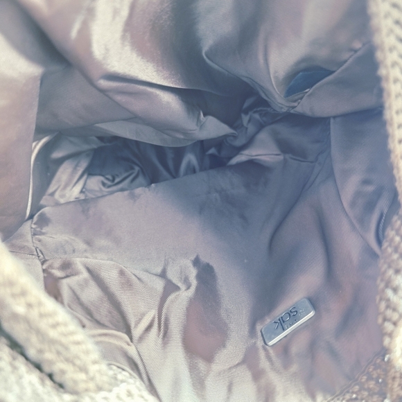 The Sak Y2K Crochet Backpack Boho Festival Brown 12 x 12 Inch - Picture 7 of 10